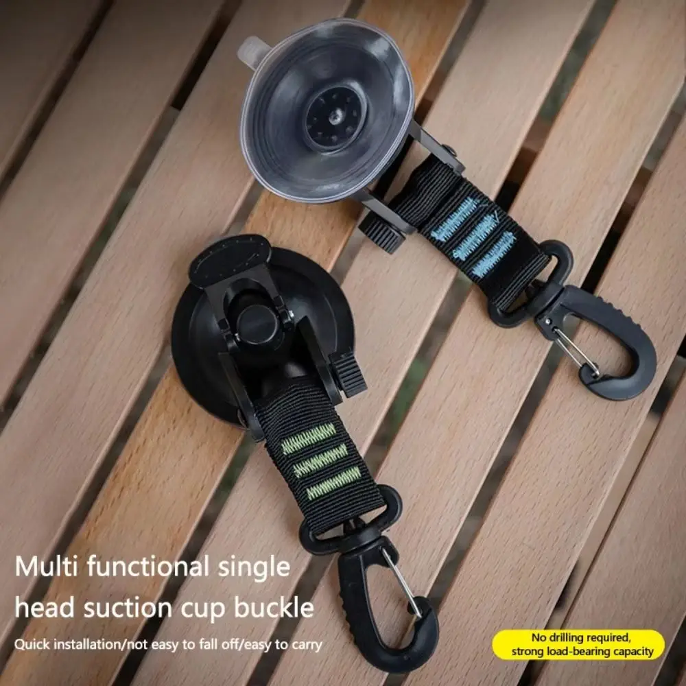 

Vacuum Car Tent Suction Cups with Buckle 360° Rotating Tent Fixing Hooks Strong Suction Heavy Duty Awning Tarps Suction Cups