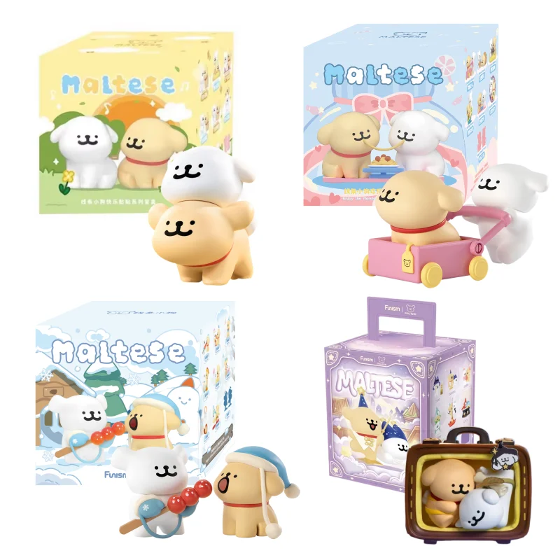 FUNISM Maltese Multiple Series Blind Box Niedliche Actionfigur Bestes Geschenk für Sammler Serie Blind Box Figuren Action