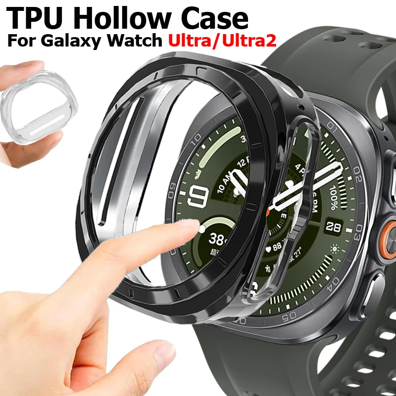 Screen Protector for Samsung Galaxy Watch Ultra2 2026 Accessories Protective Cover Hollow TPU Case for Galaxy Watch Ultra 47mm