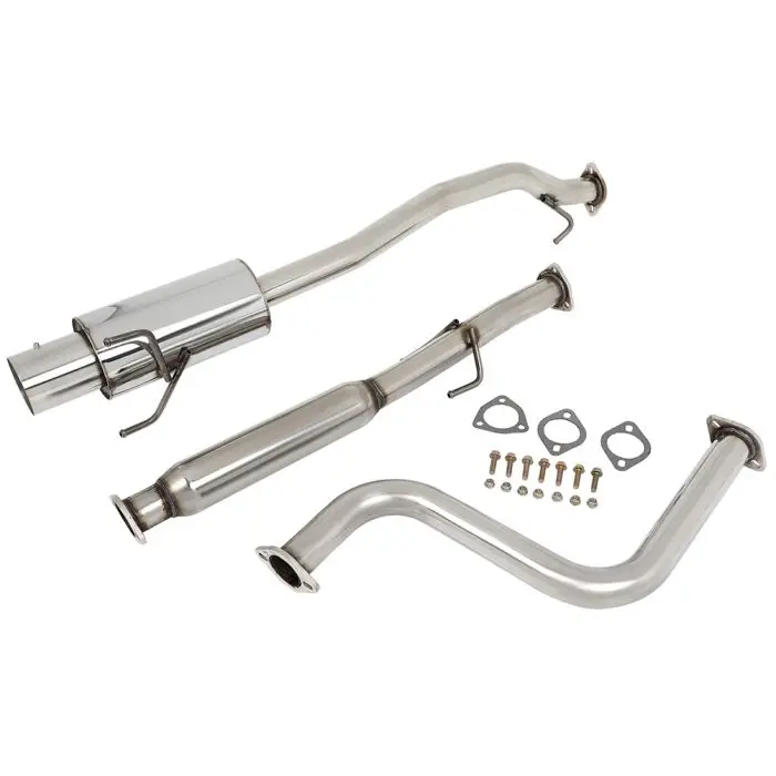 

Exhaust Manifold Kit for 1990-1993 Honda Accord 2.2L Muffler Catback Exhaust System 2.5" Pipe 4" Tip Kit T304