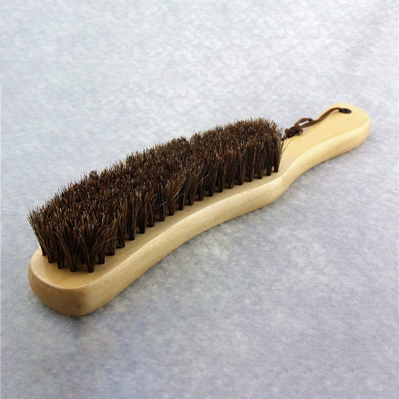 Hat Brush Natural Horsehair 27cm Wool Brushed Material Hat Cleaning Brush Pilling, Dust, Pollen, Static Removal Luxury Hat Speci