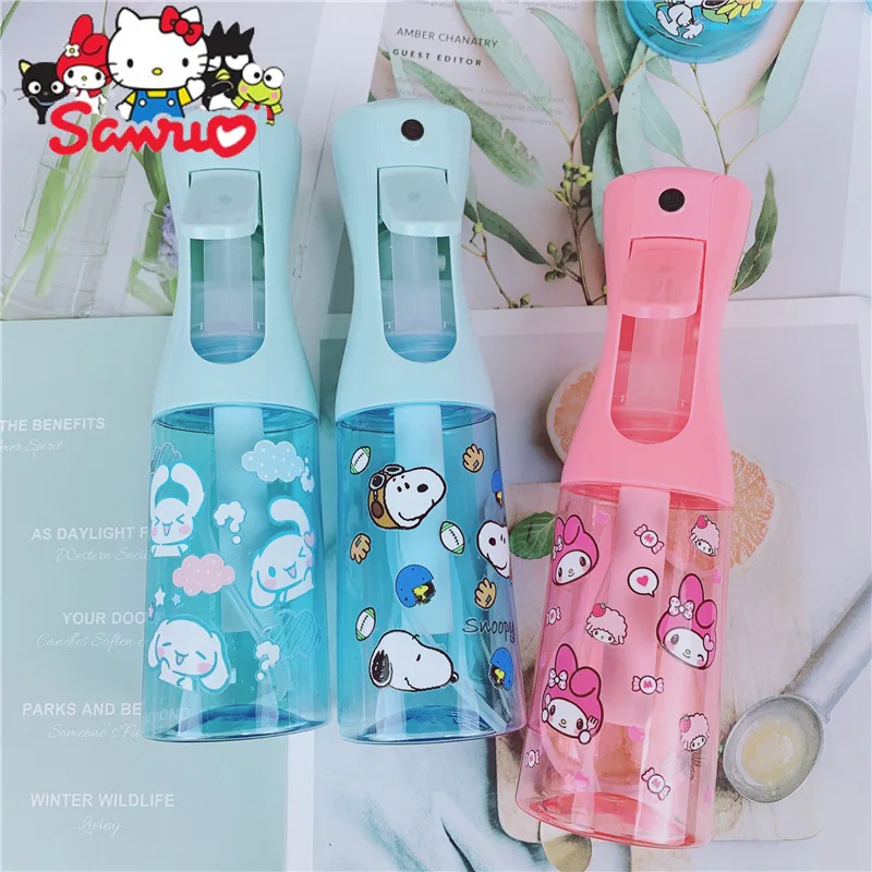 Sanrio Melody Kuromi Hello Kitty Cinnamoroll Pochacco Spray Bottle Jingle Fine Mist Bottle Hydration Spray Bottle Empty Bottle