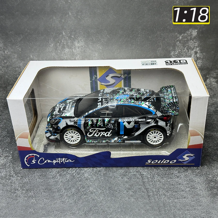 Solido 1:18 Ford PUMA RALLY1 HYBRID SPEED 2021 alloy car model static display birthday gift collection