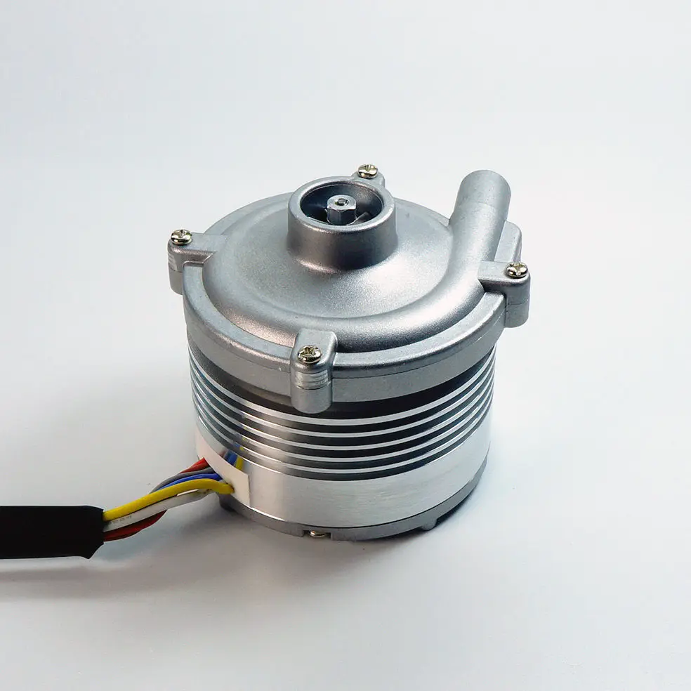 220V24V Wind Pressure 50KPA All Aluminum Alloy Small DC Brushless Blower Fan 80k RPM Powerful
