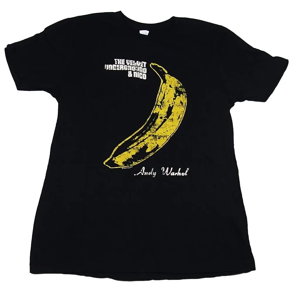 Alternative Rock Punk T-shirt The Velvet Underground Classic Poster Print Short Sleeve Casual Loose Round Neck Streetwear Unisex