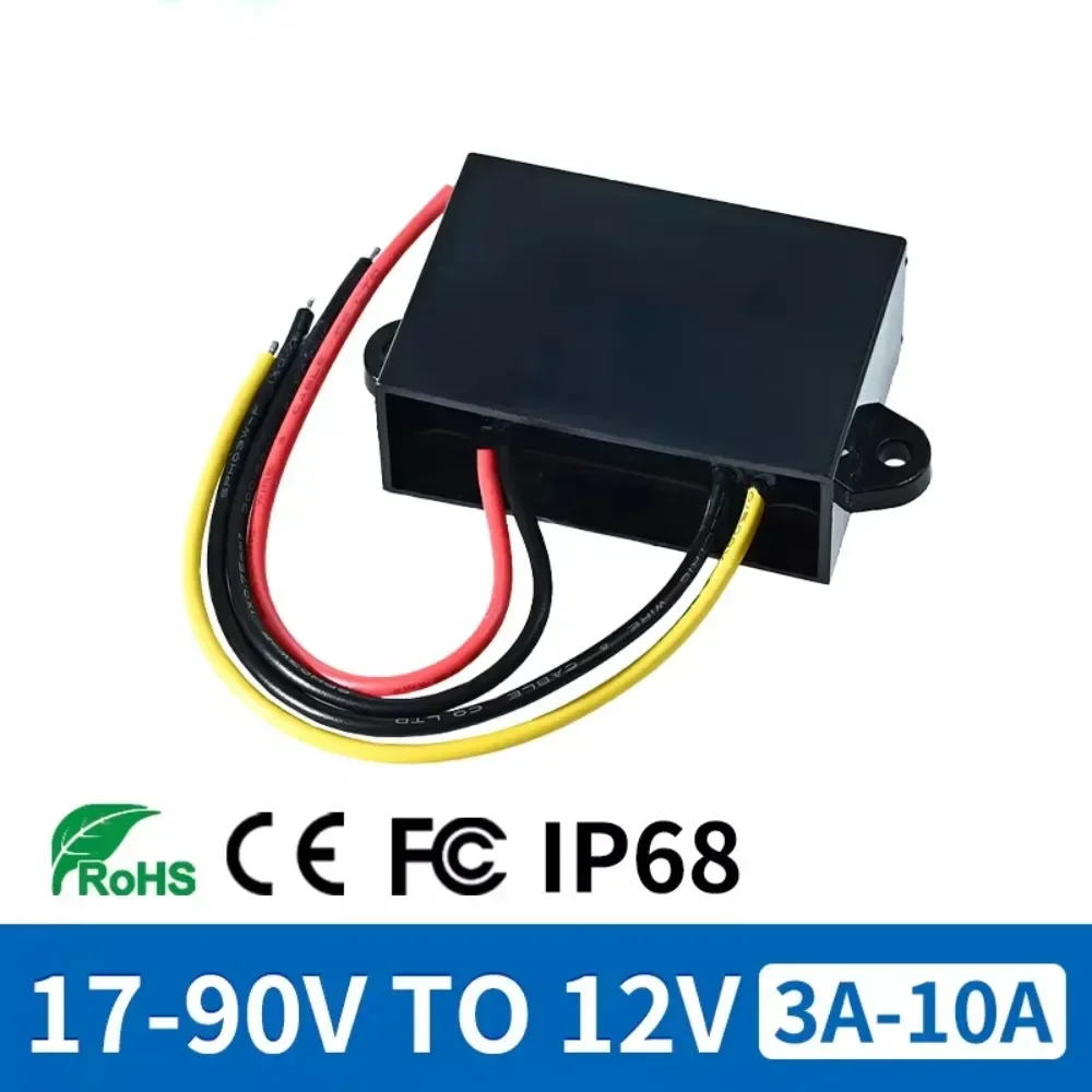 DC DC Step Down Voltage Converter 24V 36V 60V 72V 48V to 12V10A 8A 5A 3A  Auto Bus Truck Taxi Buck 24 48 to 12 Volt Power Supply