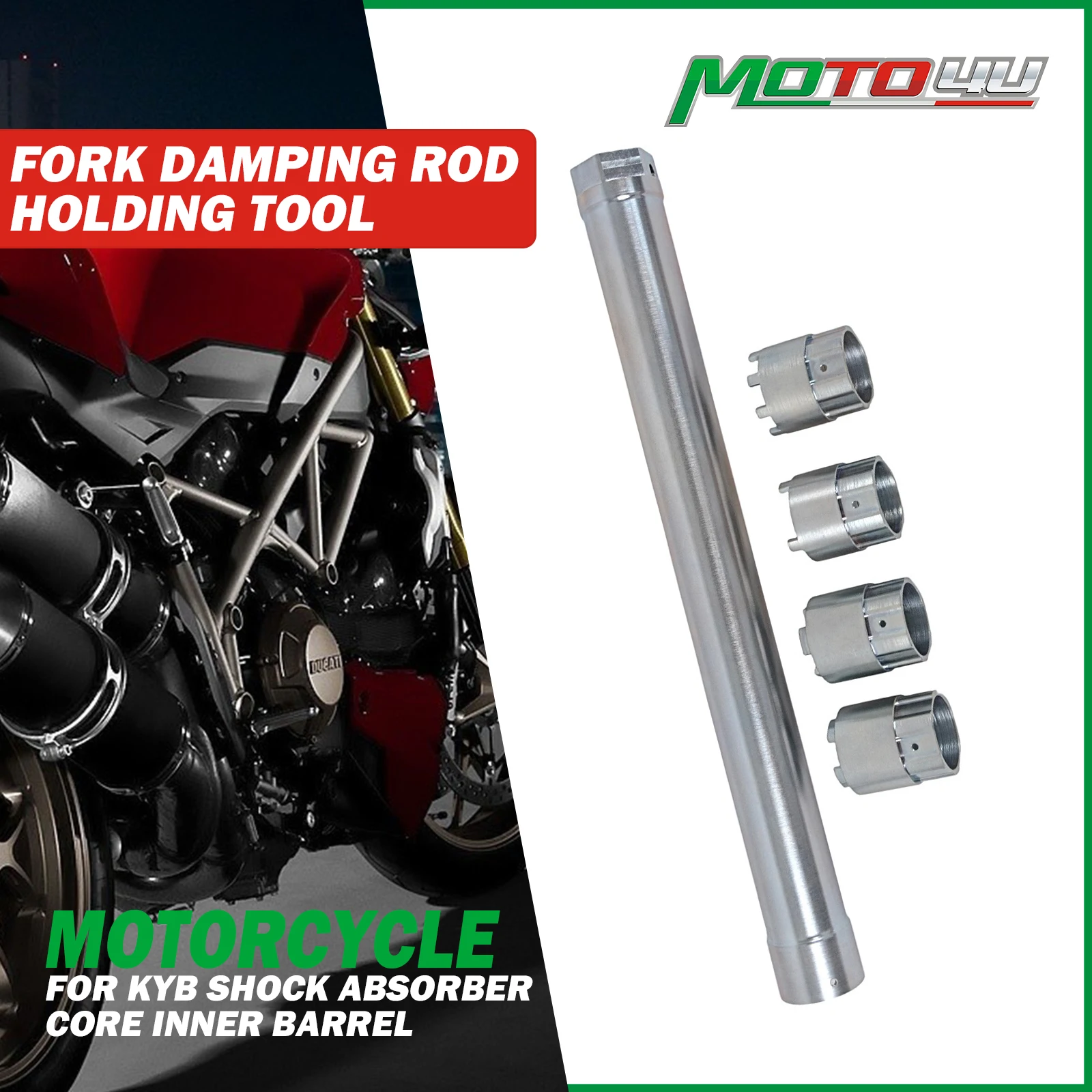 Fork Damping Rod Holding Tool Motorcycle Disassembly Tools For ProfessionShock Absorber Core Inner Barrel