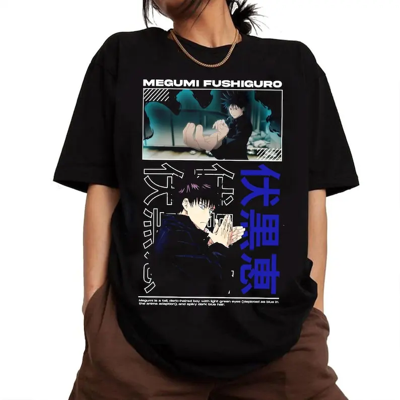 Fushiguro Megumi Anime Shirt, Anime Lover Shirt