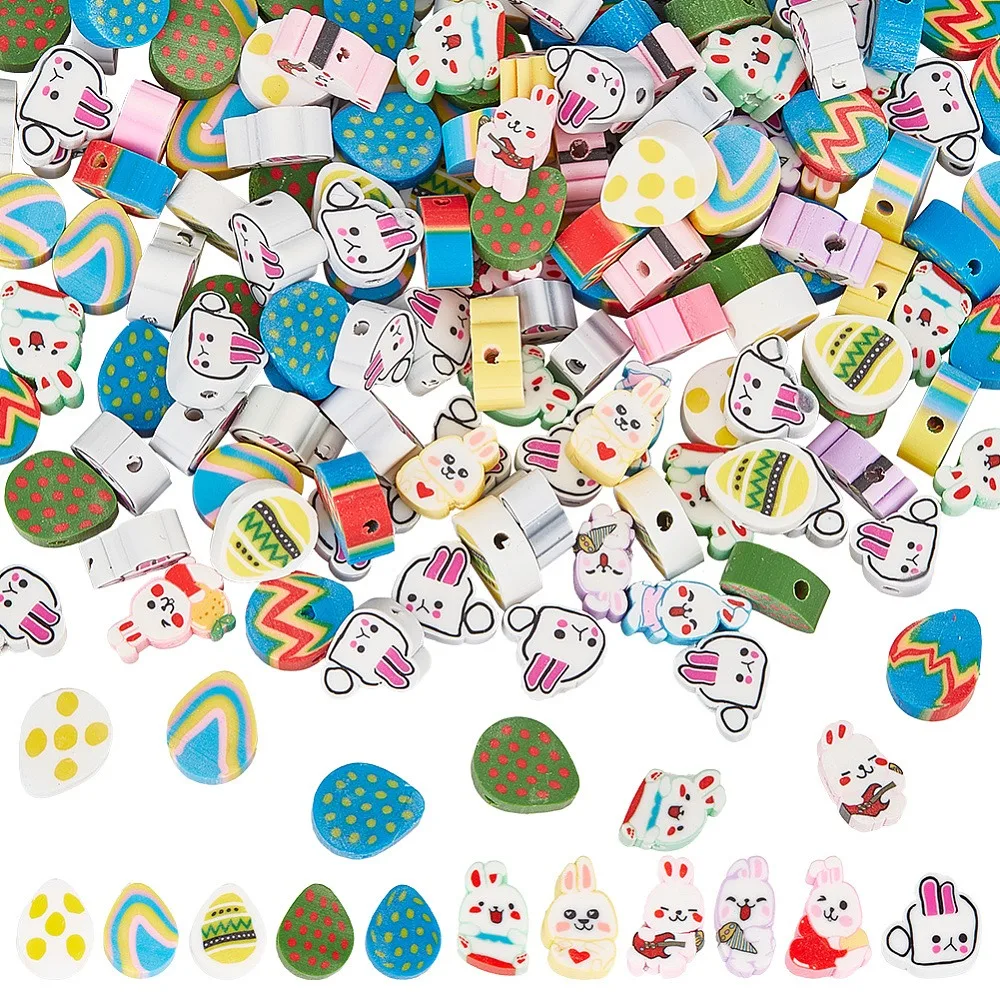 200-pecas-de-contas-de-argila-polimerica-feitas-a-mao-com-desenhos-animados-cores-misturadas-9~12x5~95x4~5mm-furo-16~18mm