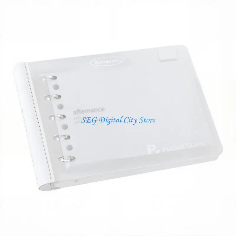 U75B Light Weight 100G Miniature Notebook Pocket Journal Notebook With Thick Clear Plastic Cover For Easy Carrying