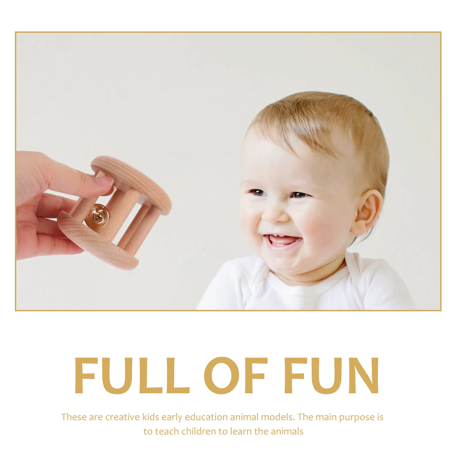 2 pçs bebê molar de madeira dentição infantil mão agarrando mastigar brinquedo leve durável treinamento sensorial brinquedos molares do bebê