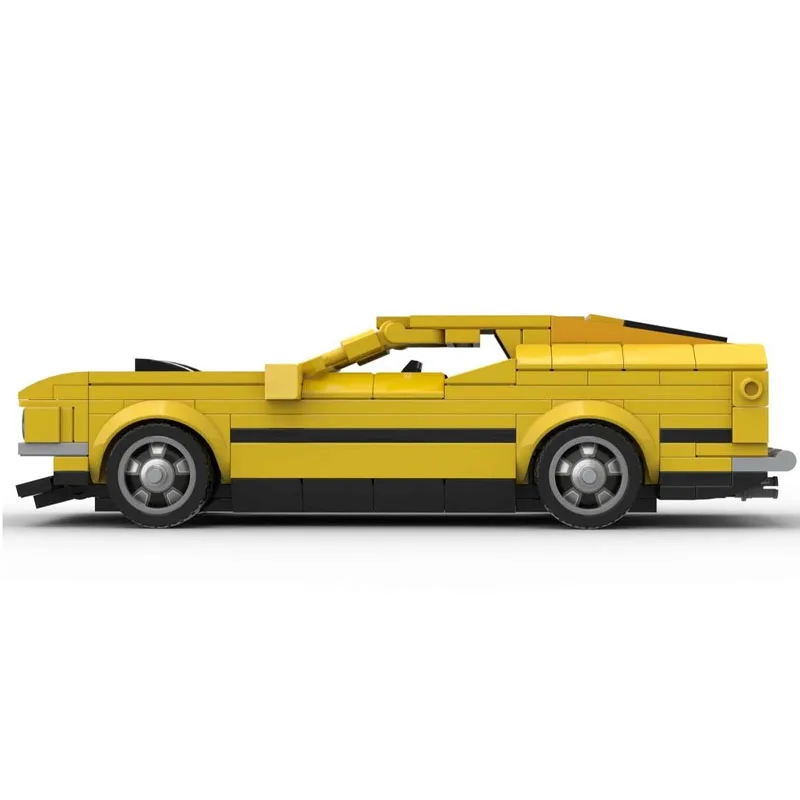

MOC-210260 Yellow New Classic Sports Iconic Supercar Racing Building Block Model 351 Parts MOC Boys Children Birthday Toy Gift