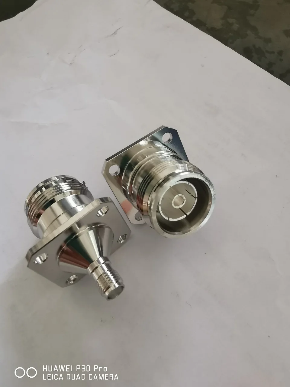 4.3-10 Female SMA Female 4.3/10-SMA-KKF 4-hole Flange Adapter Connector