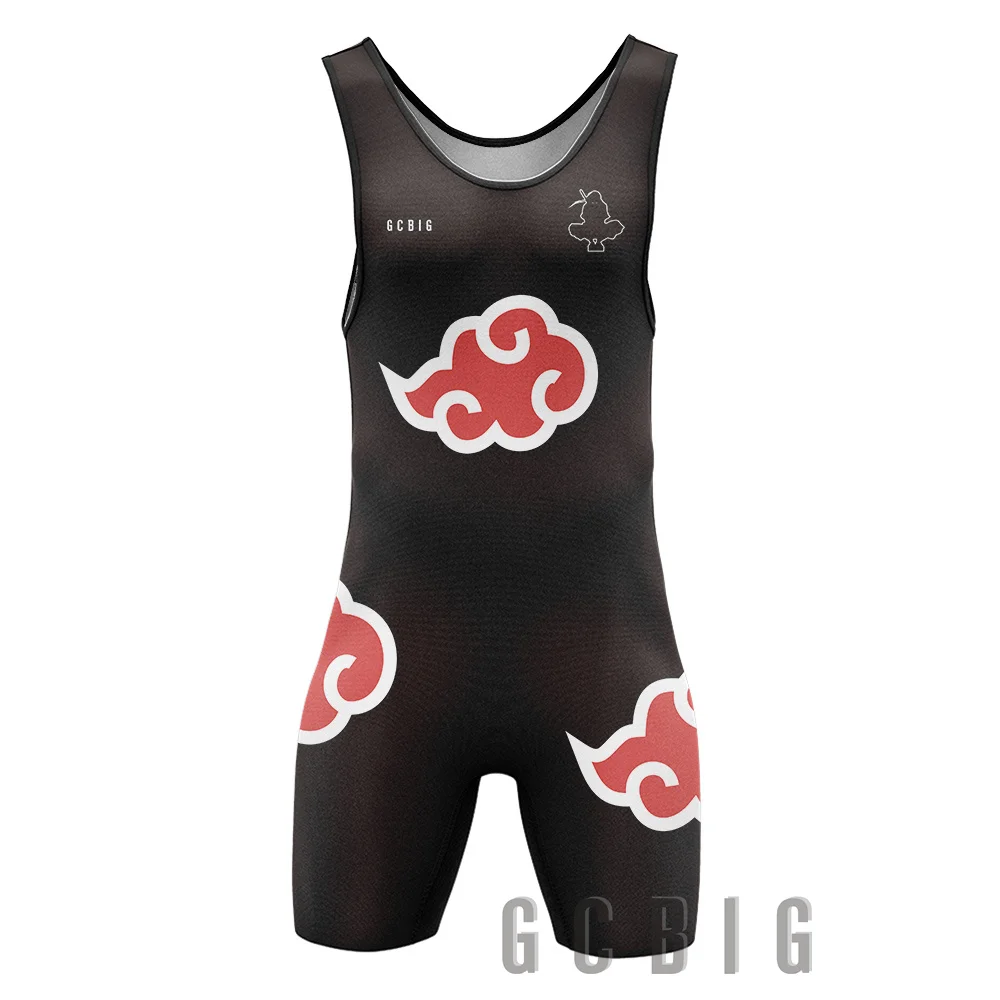 

2025 Mens Wrestling Singlets Interest Sexy Man Bodysuits One-Piece Undershirts Powerlifting Sleeveless Sleepwear