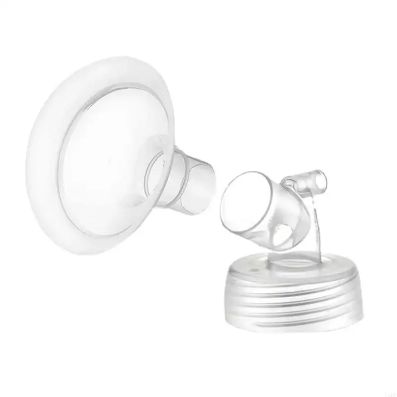 

54DF Breast Shield Silicone Breast Flanges Soft Breast Shield Simple Installation for Enhances Pumping Experience