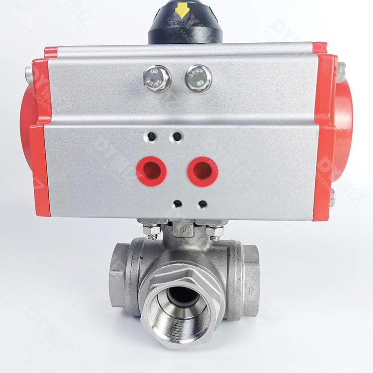 Pneumatic Single Acting Air Actuated Sanitary Ball Valve