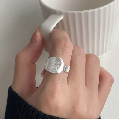 Offene Ringe aus 925er-Sterlingsilber mit originaler alter Methode für Damen, Hochzeit, luxuriöser Qualitätsschmuck, Accessoires Argent 925 – Detail 7