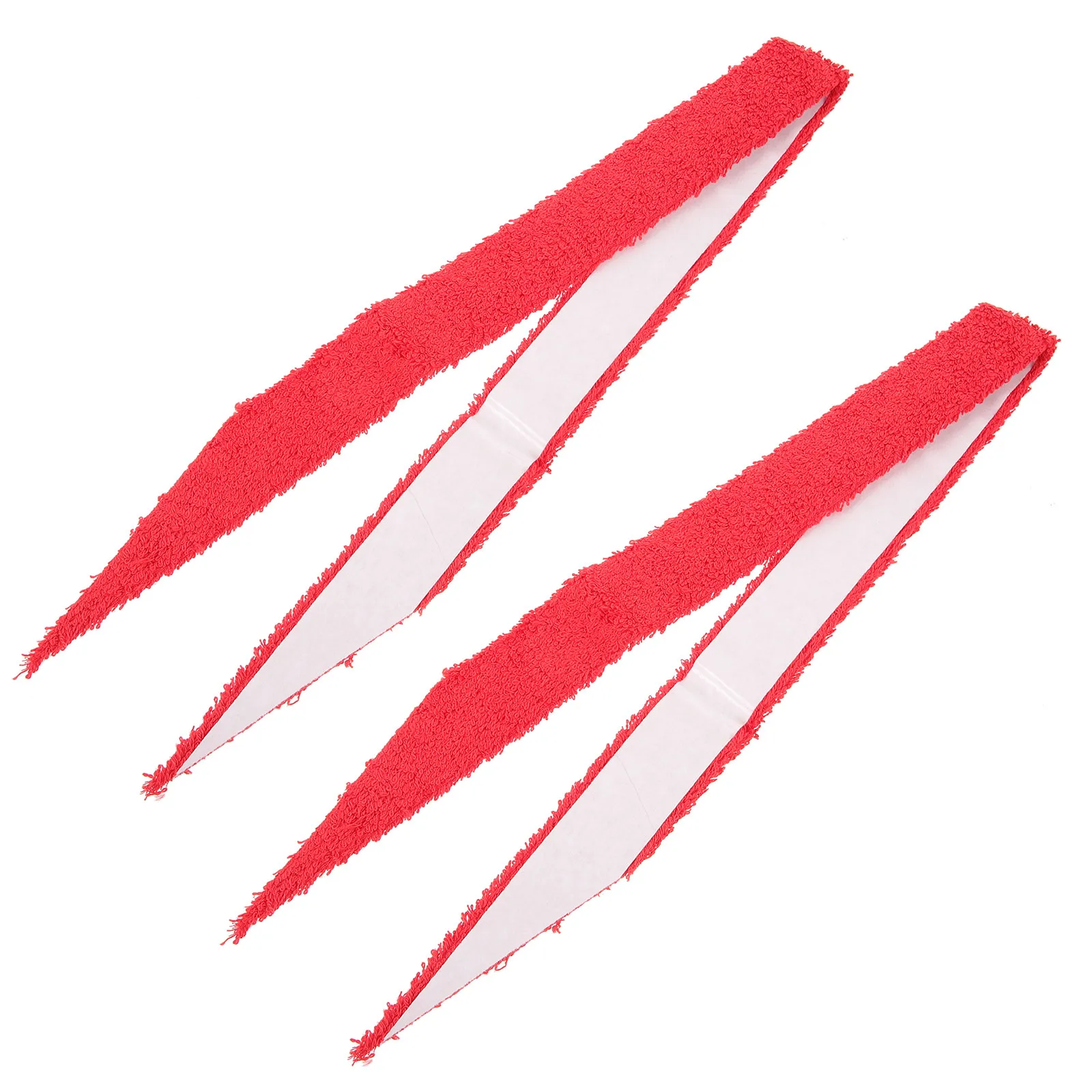 

2 шт. ленты для обмотки ручки ракетки для бадминтона, впитывающие пот, противоскользящие, хлопковые, для спортивного использования