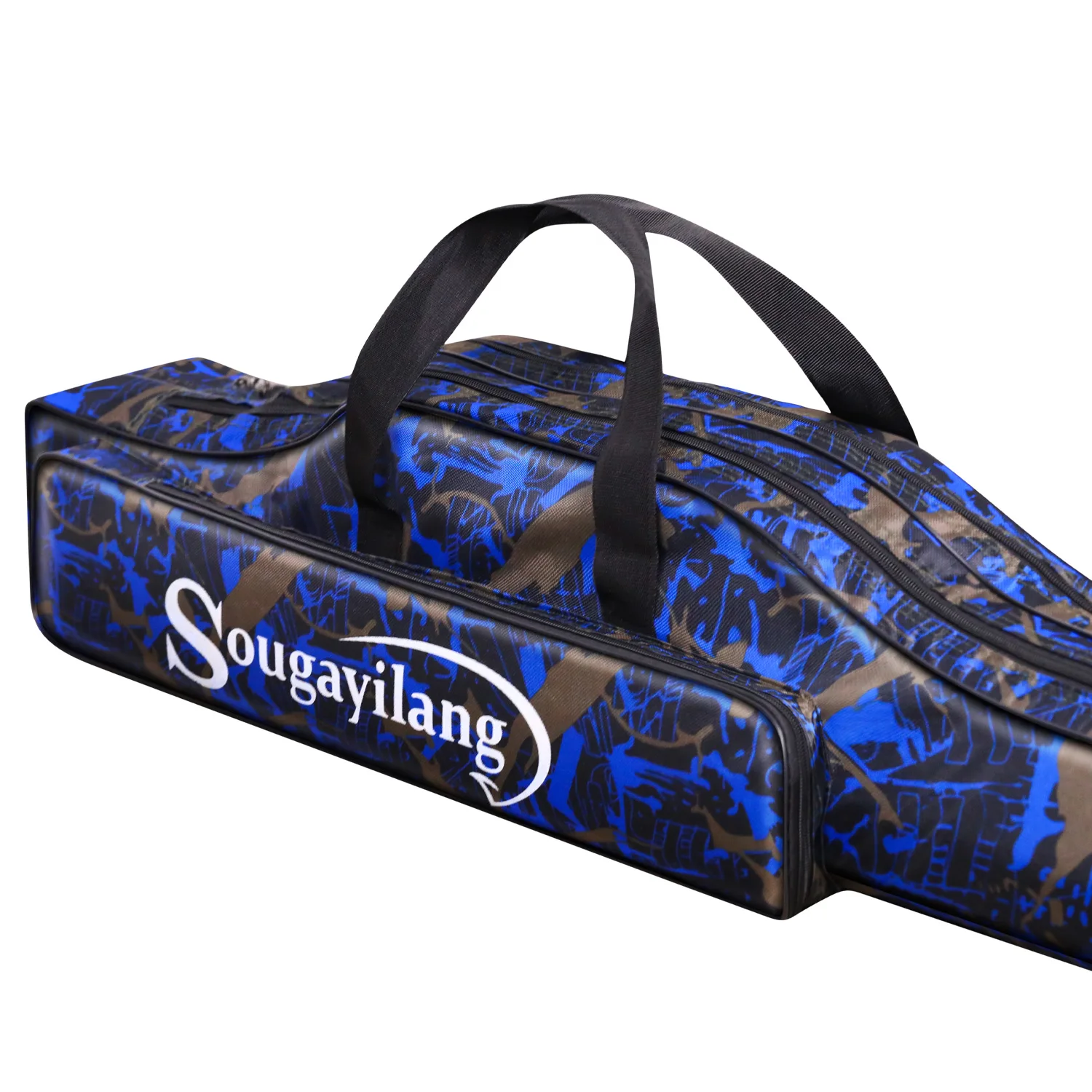 Sougayilang 80/130cm Fishing Rod Storage Oxford Bag Large Capacity Fishing Rod Bag Fishing Gear Organizer Carp Fishing Bag Pesca