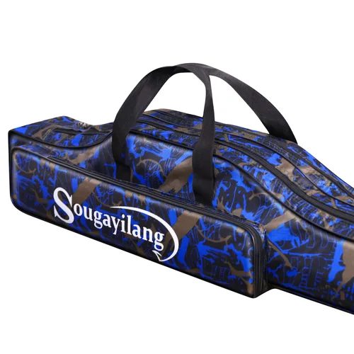 Imagen 2 del producto Bolsa de Almacenamiento para Cañas de Pescar Sougayilang de 80/130 cm, Bolsa de Gran Capacidad para Cañas de Pescar, Organizador de Equipo de Pesca, Bolsa de Pesca de Carpa, Pesca