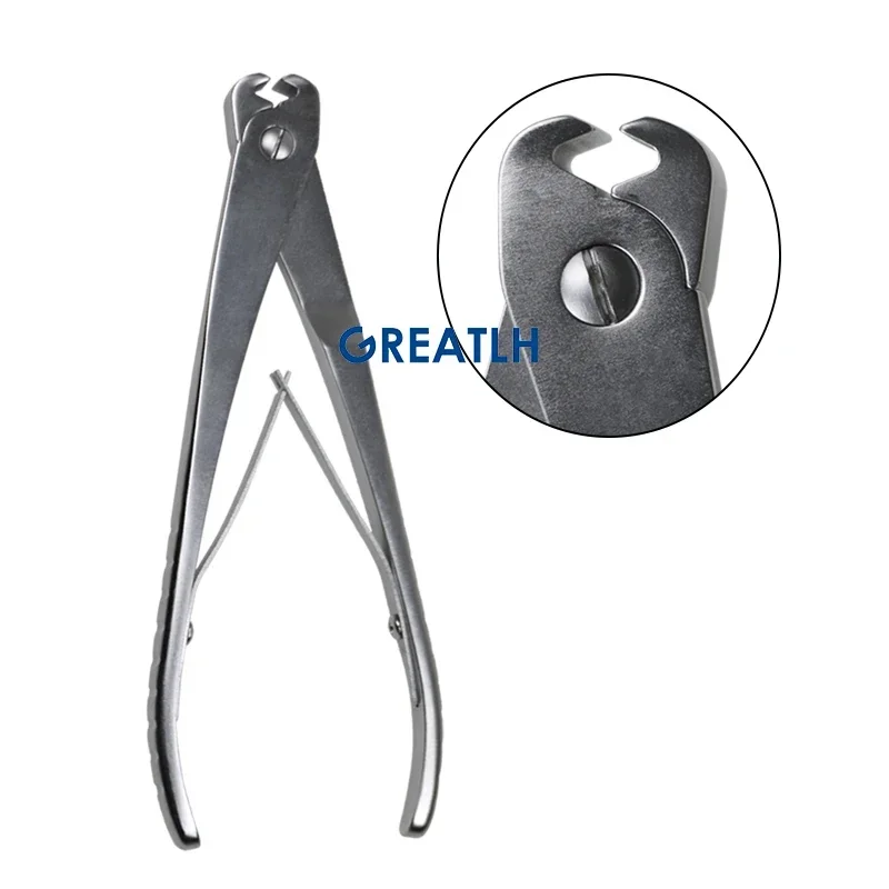 GREATLH Sharp Steel Kirschner Wire Cutter Stainless Steel Orthopedic Pin Cutter Top Cutting Pliers Orthopedic Instruments