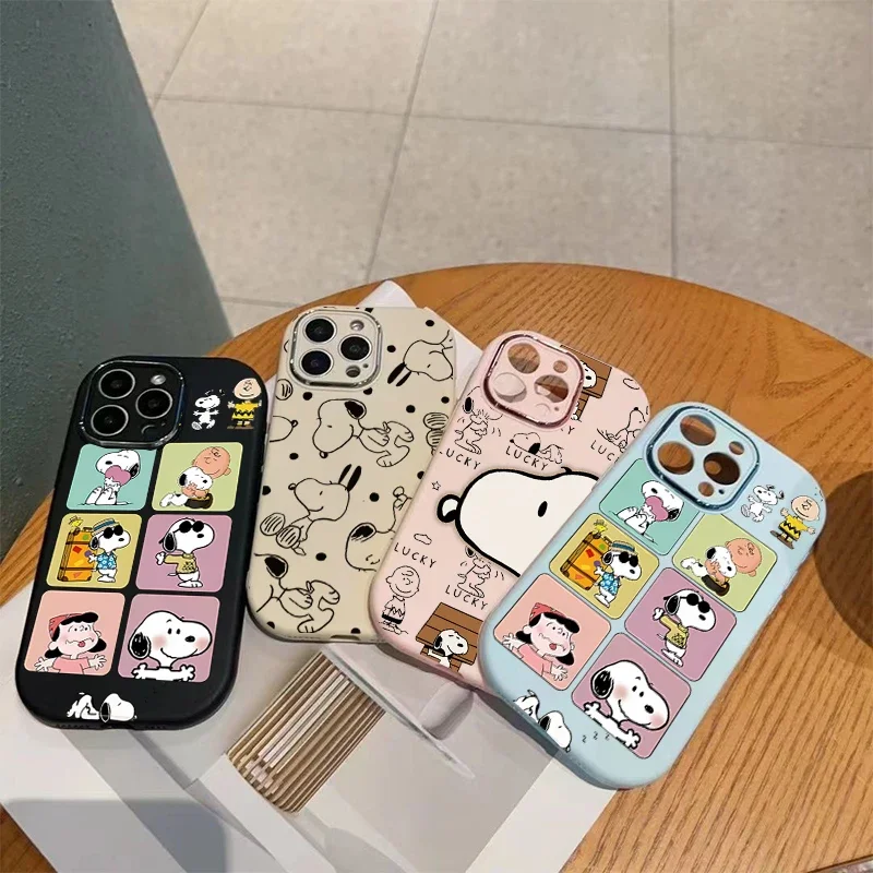 Cute Snoopy Case For infinix Hot 40 Pro 30i 40i Note30 SMART 8 7 5 6 TECNO SPARK 20 20C GO 2025 2024 ZERO30 Cover