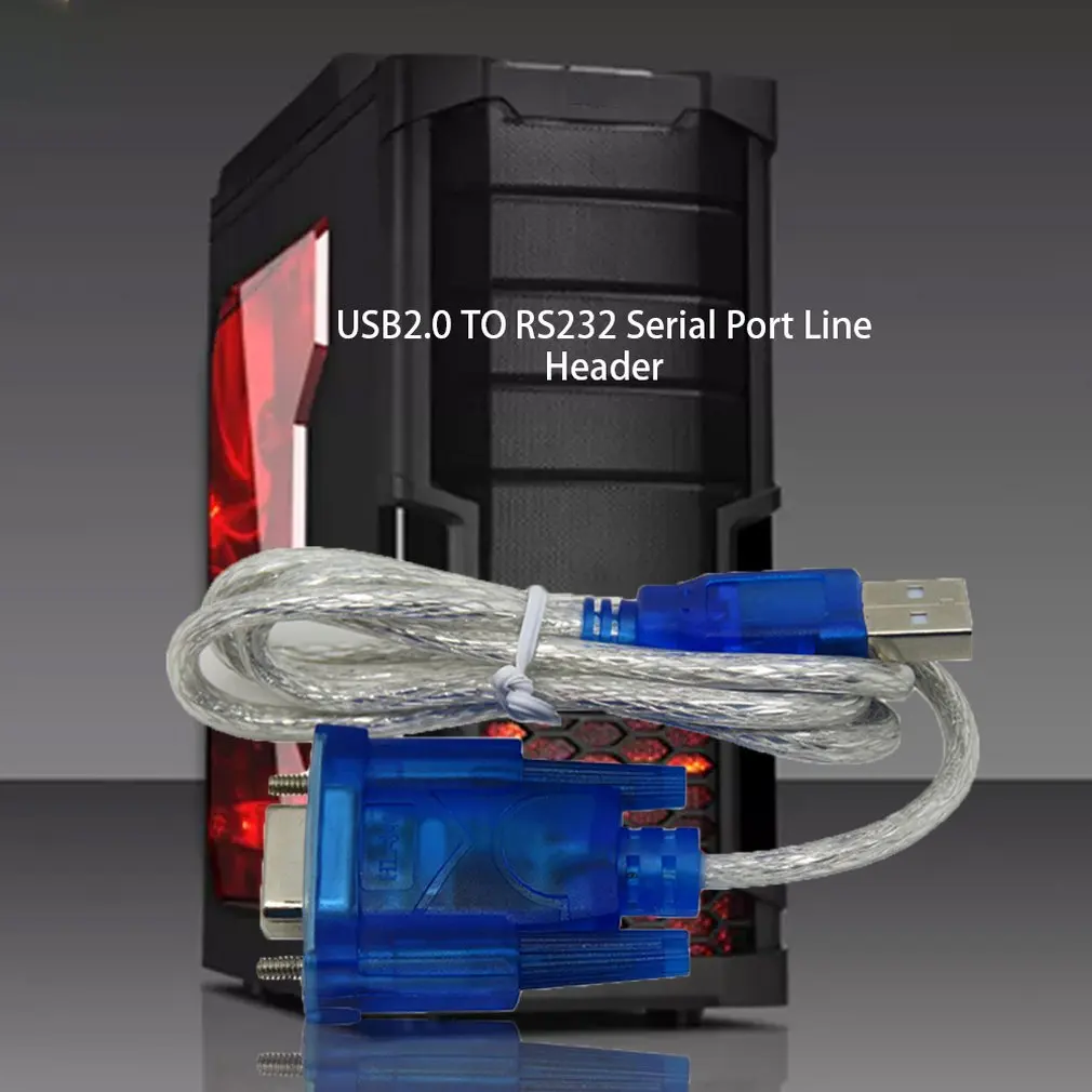 Кабель-адаптер USB2.0-RS232 с USB на DB9, гнездовой Кабель-адаптер для кассового принтера, этикеток, сканера со светодиодным дисплеем, лидер продаж