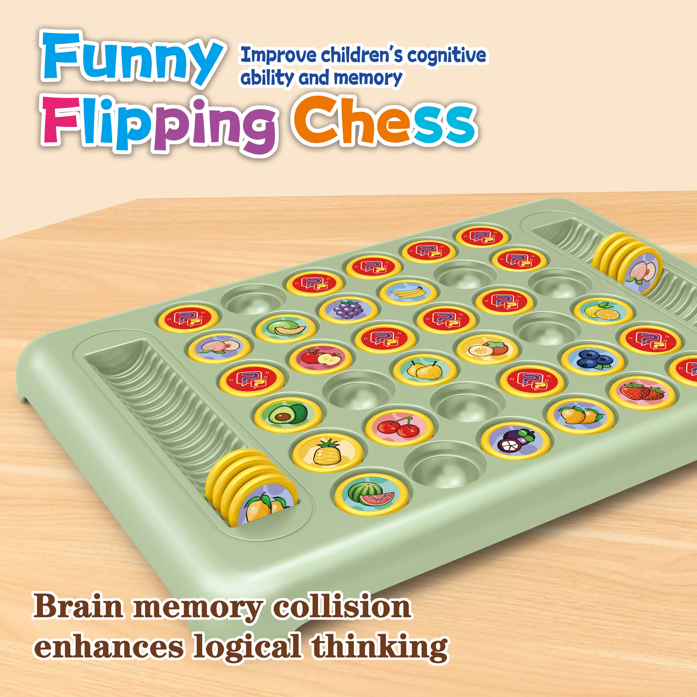 

Новая настольная игра с изображением животных, классическая стратегическая игра, мышление, когнитивная игра на память для двух игроков, семейная вечеринка, Рождественская игрушка