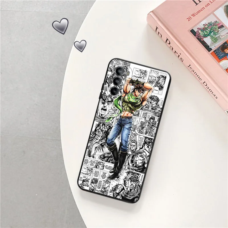 Ultra Thin Black Phone Case for Motorola G9 Edge 20 30 40 G50 G51 G60 G71 G22 G32 G52 G72 G53 G73 JOJO Joseph Joestar Cover