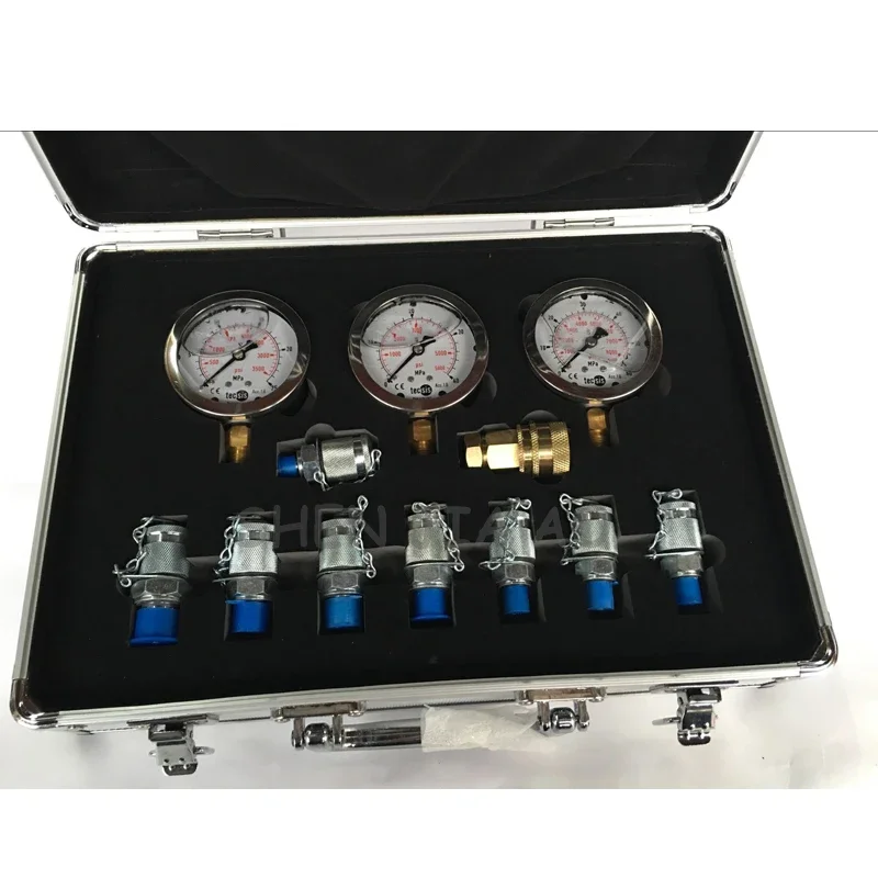 Portable hydraulic test gauges digger pressure test Excavator Hydraulic Pressure Test Kit For Excavator hydraulic tester