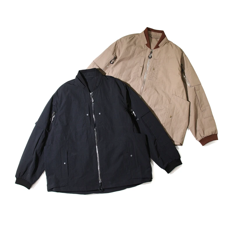 CMY Japanese stitched multi-pocket waterproof city functional flight jacket