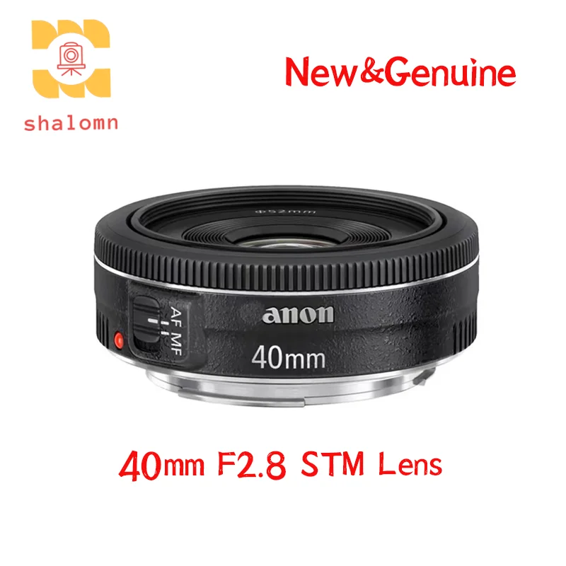 

Новый оригинальный ef40 мм 2,8 STM объектив для Canon 200DII100D Ff40 STM фиксированный фокус печенья объектив