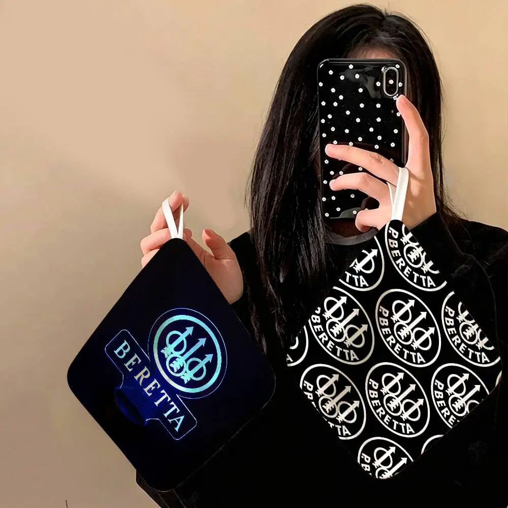 Image of G-Gun BerettaS LOGO Hängendes Handtuch aus Polyester-Baumwolle, wiederverwendbares Handtuch zum Abwischen der Hände, verschleißfest für die Küchenspüle zu Hause
