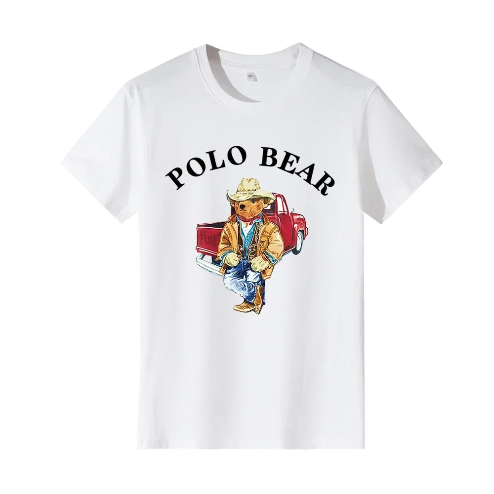 

Luxury Brands 2025 Luxury Brand Men's and Women's T-shirts Summer Cotton Printed Street Clothing Retro High-quality Selling