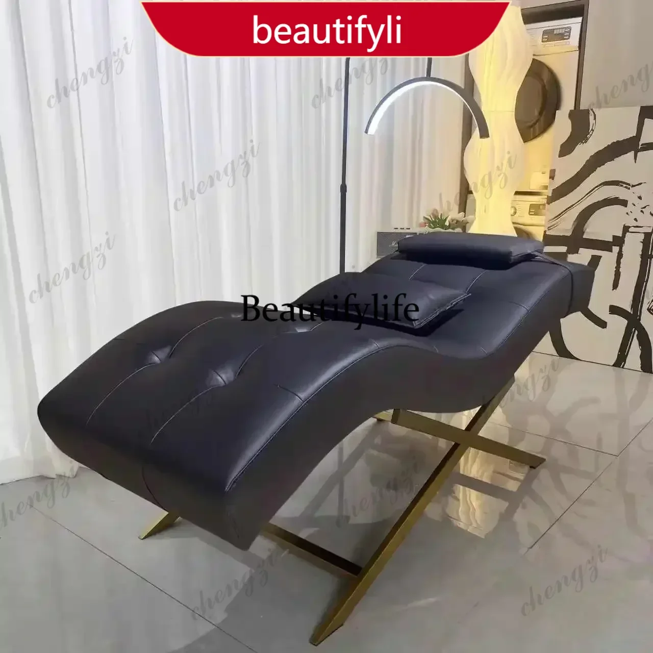 smt45 Electric Beauty Care Bed Facial Hydrotherapy Deck Chair Massage Table Salon Eyelash Beds Whole Body SPA Furniture