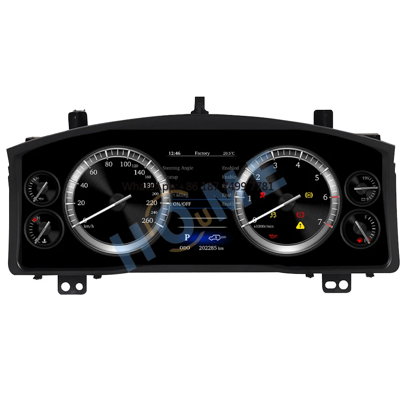 

Digital Dashboard Panel LCD Display Speedometer Vehicle Speed Display Table for . LX-570 2010 2011 2012 2013 2014-2017 Linux