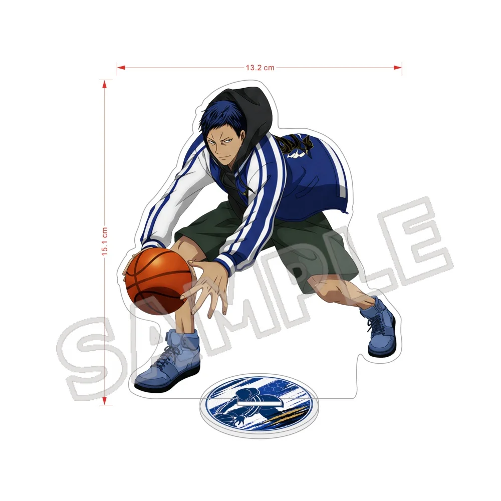 Anime Kuroko's Basketball 15cm Acrylic keychain Stand Kuroko Aomine Akashi Character Sports Table Decor Gift