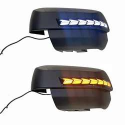 DUKE4WD LED Rear View Mirror Signal Light Cover For Ford Ranger T9 2022 2023 Pickup TruckCar Styling