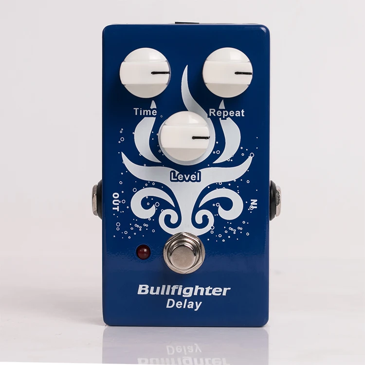 Blue Delay Guitar Effect Pedal Stringed Instruments Part & Accessory