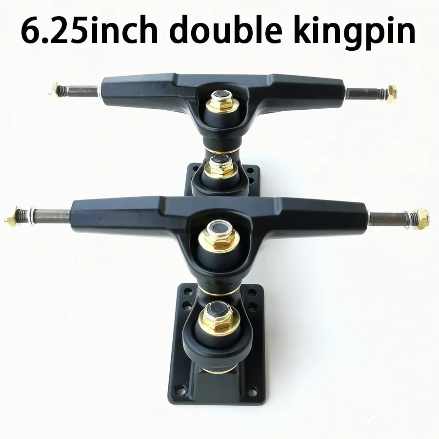 6.25InchDouble LayerKingpin Casting Land Surf Truck Bracket, Electric Surf Skate Rear Truck with SHR High Rebound Shock Absorder