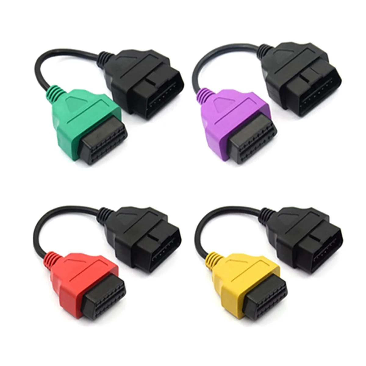 For Fiat ECU Scan Adapter OBD OBD2 Connector OBD2 Scanner Diagnostic Cable for Fiat ECU Scan