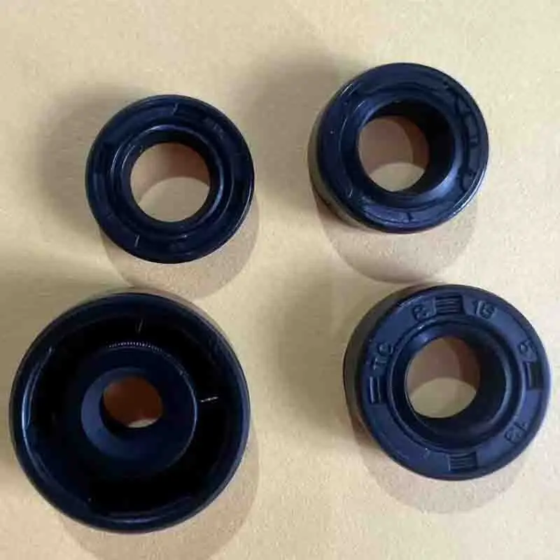 10 Pcs TC/VC NBR Rubber Skeleton Oil Seal Miniature Nitrile Oil Seal Seal O Ring Inner Diameter 3-8mm