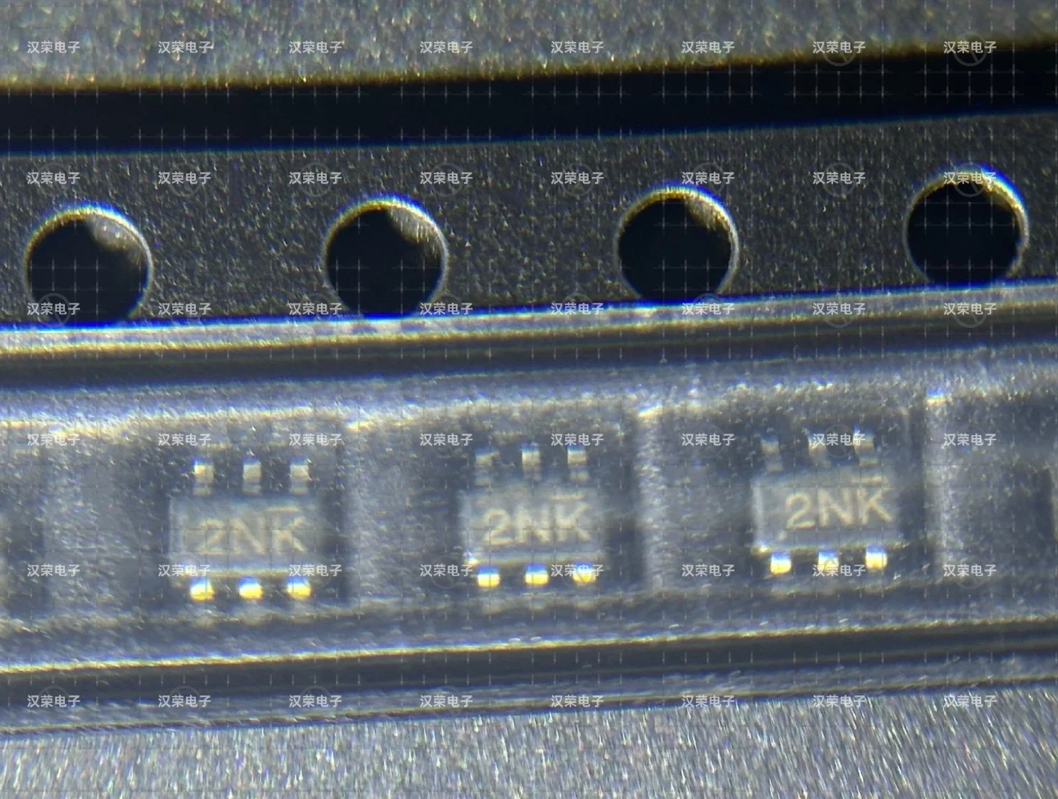 Original genuine 2N7002DW with silk-screened 2NK, 2N7002DW-2NK  SOT-363, 60V/115mA surface mount MOSFET