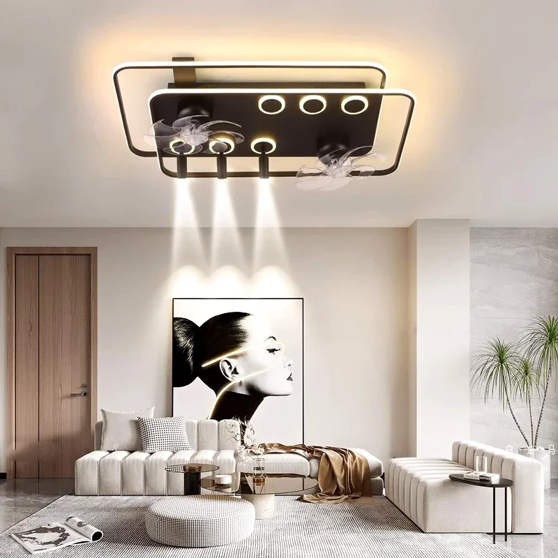 

Modern led lamp with Ceiling fan without blades kids bedroom Ceiling fan with remote control Ceiling fans with light fixture