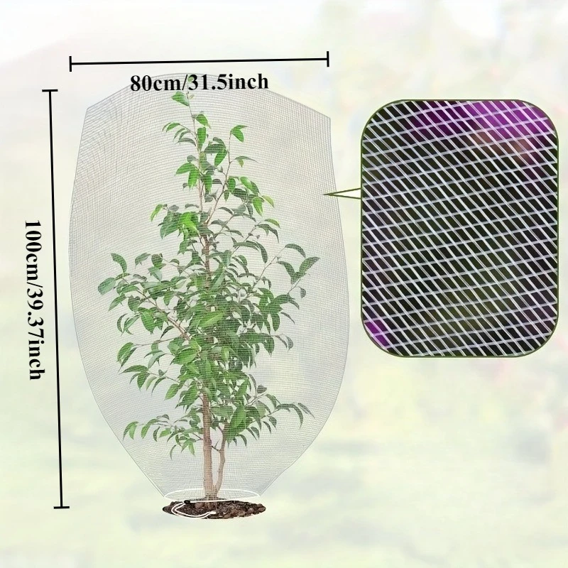 1pc Garden netting plant protection cover, suitable for tomato plants, garden pest and bird prevention facilities