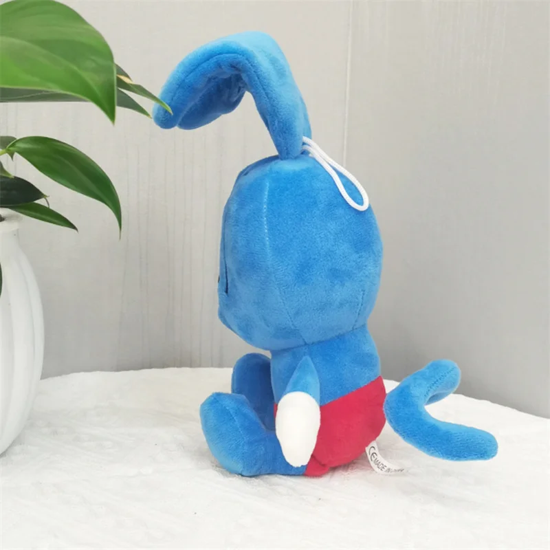 Riggy The Rabbit Monkey peluche bambola giocattolo peluche Blue Bunny Cartoon Plushies figure regalo morbido per i fan natale compleanno