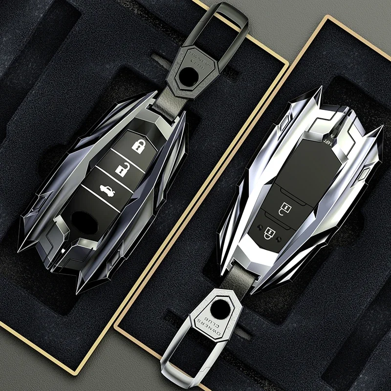 

Fashion Zinc Alloy Car Remote Key Case Cover Shell Fob For Toyota Corolla Prius Camry CHR C-HR RAV4 Altis Land Cruiser Prado