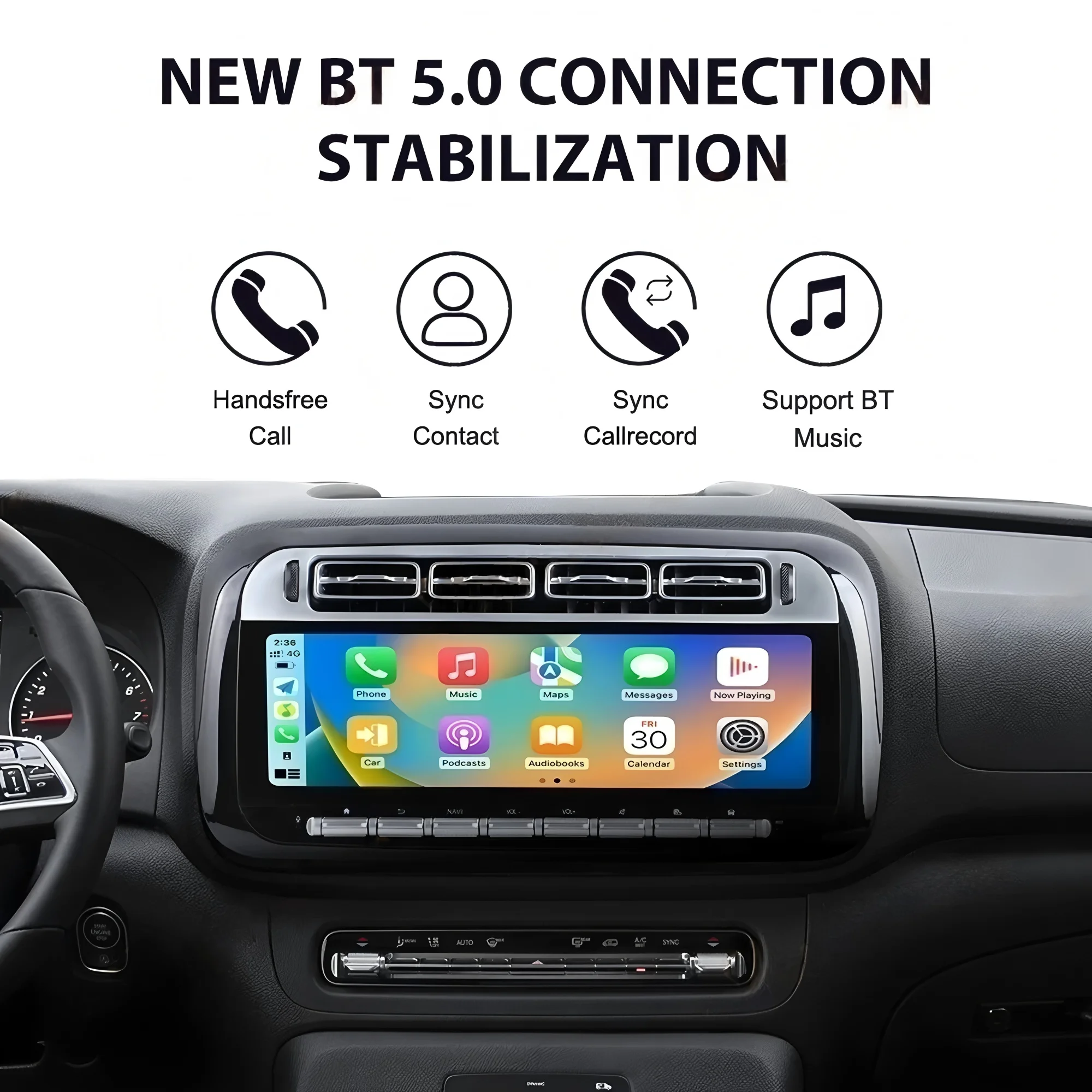 14.9 "أندرويد 14 راديو السيارة لمرسيدس بنز فيتو 2024 2025 سيارة الوسائط المتعددة مشغل فيديو ستيريو السيارات لتحديد المواقع والملاحة أبل Carplay #5