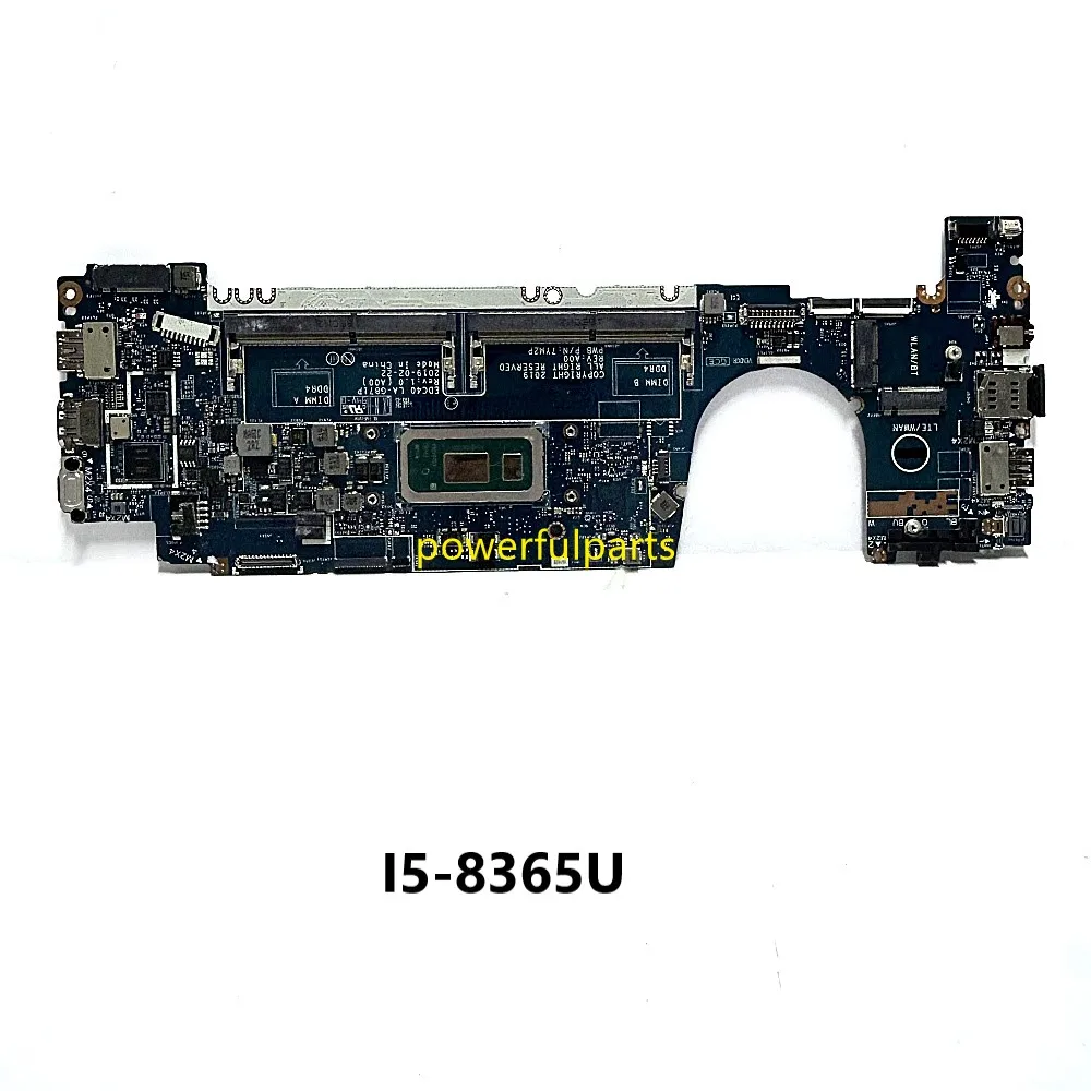 EDC40 LA-G871P Motherboard For Dell Latitude 7400  0FHPJ8 i5-8365u Cpu Working Good