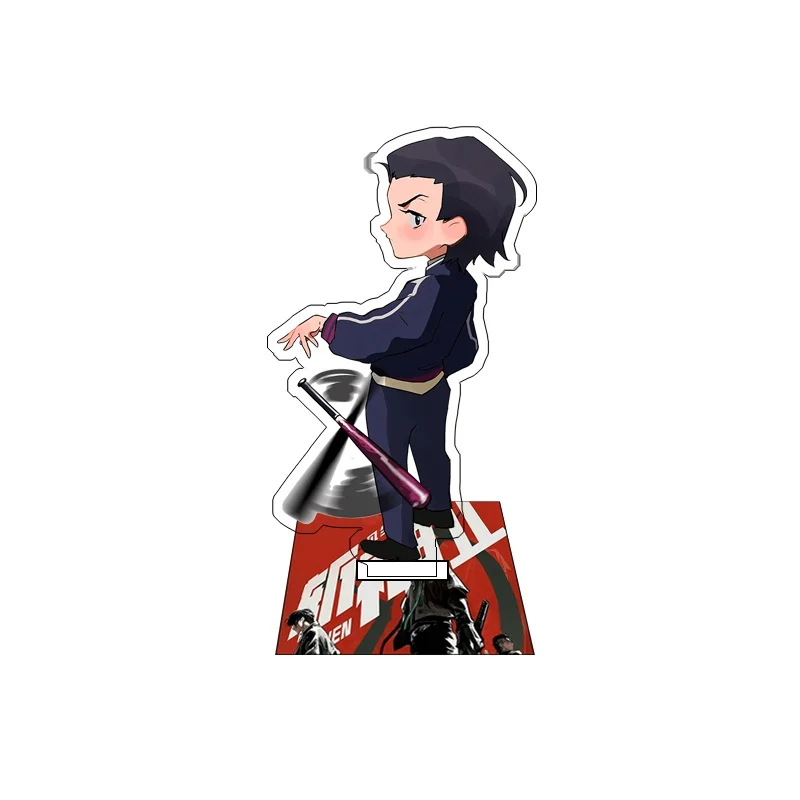 10CM Anime The King of Han Street Acrylic Standing Sign Board Desk Decorations Cartoon Character Gifts For Friends